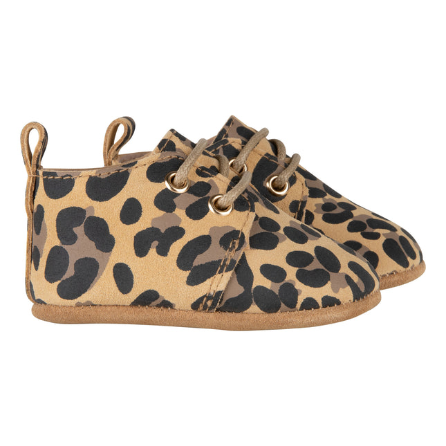 Baby Dutch Baby Schoentjes Met Veters Leopard