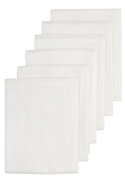 Meyco Hydrofiele Doek 6-Pack White 60X60cm