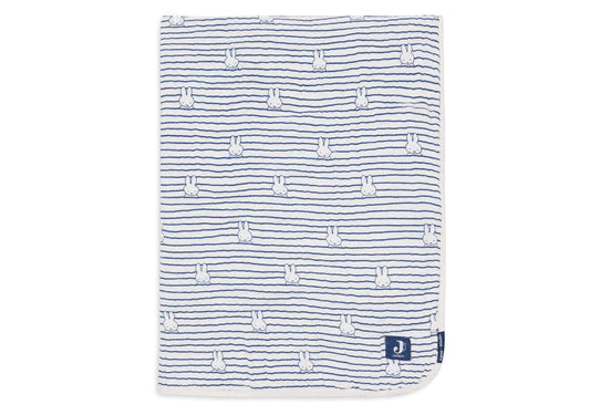 Jollein Wiegdeken Miffy Stripe Navy 75X100cm