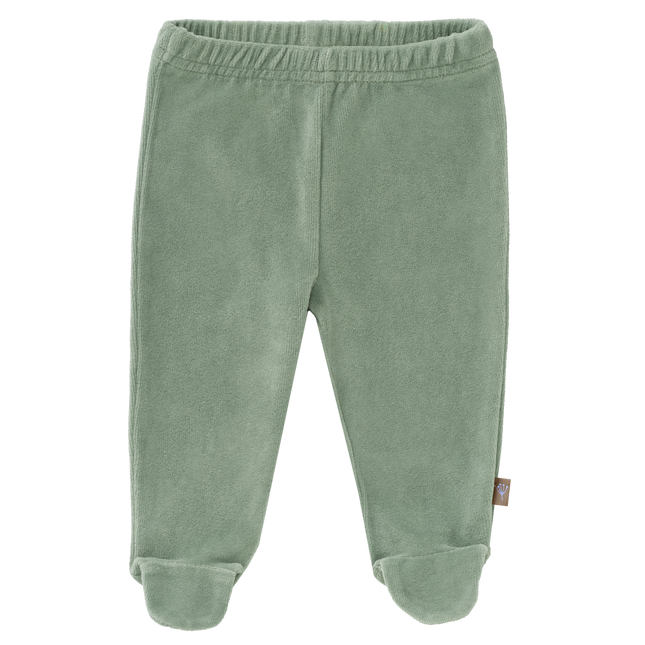 Fresk Baby Broekje Velours Met Voet Forest Green