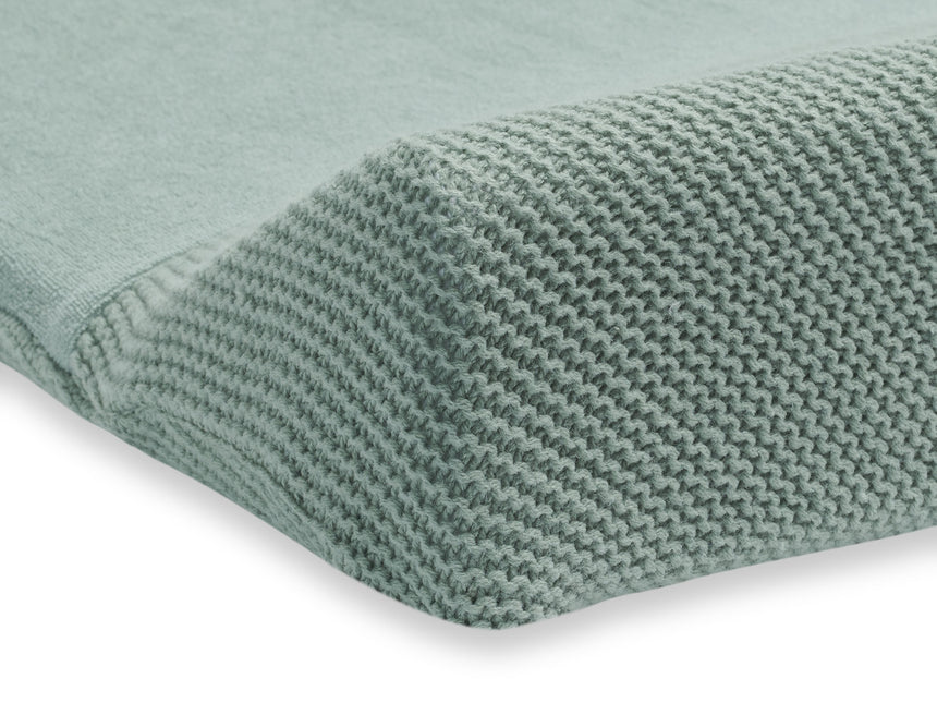 Jollein Aankleedkussenhoes Basic Knit Forest Green 50x70cm