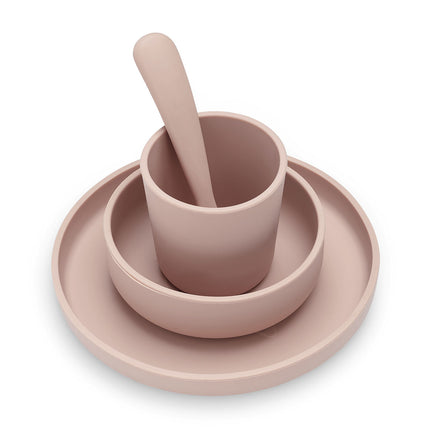 Jollein Kinder Servies Siliconen Pale Pink