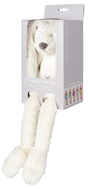 Happy Horse Knuffel Ivory Rabbit Richie met Nachtlampje en Geluid 34cm