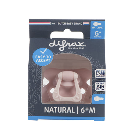 Difrax Speen 6+ Uni Natural Blossom Roze