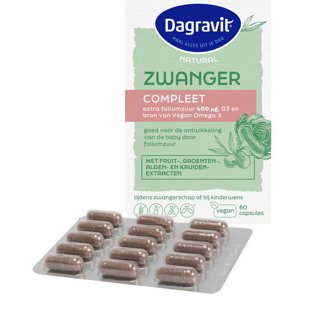 Dagravit Zwangerschapsvitamines 60 Capsules