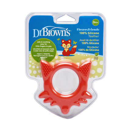 Dr. Brown's Bijtring Flexees vos rood