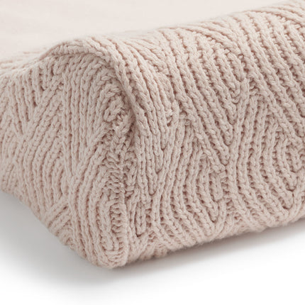 Jollein Aankleedkussenhoes River Knit Pale Pink 50x70cm