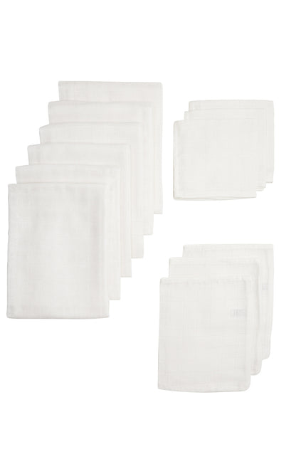 Meyco Hydrophilic Cloth Hydrophilic Set 12St White z pieluchami 70X70cm