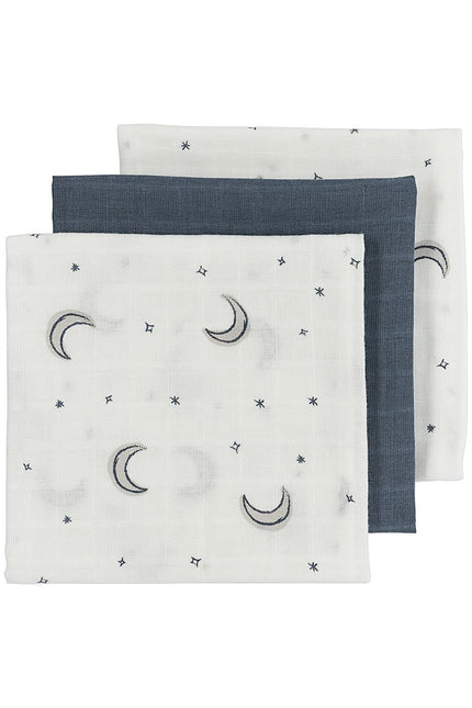 Meyco Hydrofiele Doek Moon 3-Pack Indigo 70X70cm