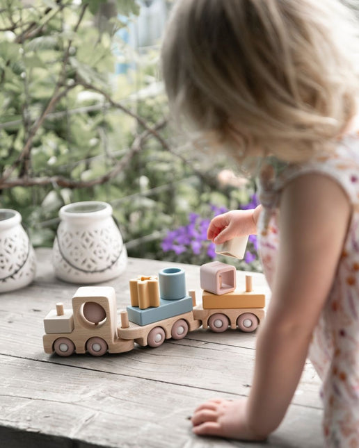 Baby's Only Houten Speelgoed Trein Earth