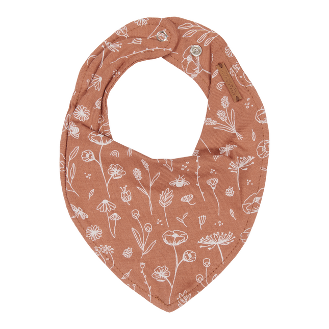 Little Dutch Bib Bandana Wild Flowers Rust