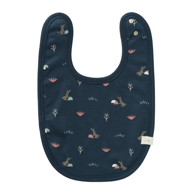 Fresk Bib Rabbit Mood Indigo