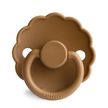 Frigg Speen Maat 1 Daisy Cappuccino Silicone