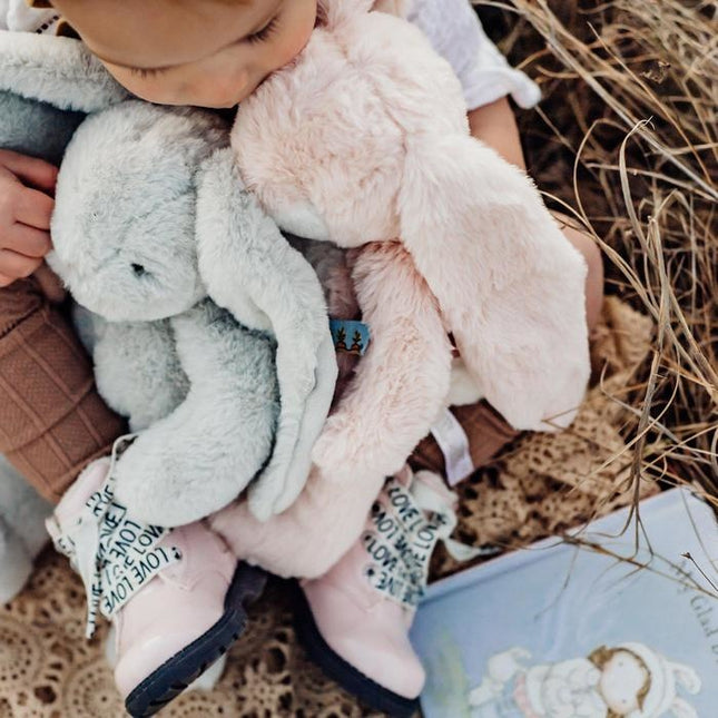 Bunnies By The Bay Cuddly Rabbit Medium Pink 30cm