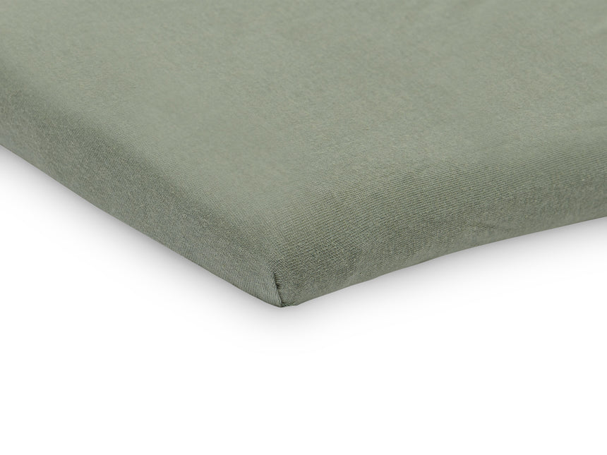 Jollein Hoeslaken Jersey Boxmatras Ash Green 75x95cm 2st