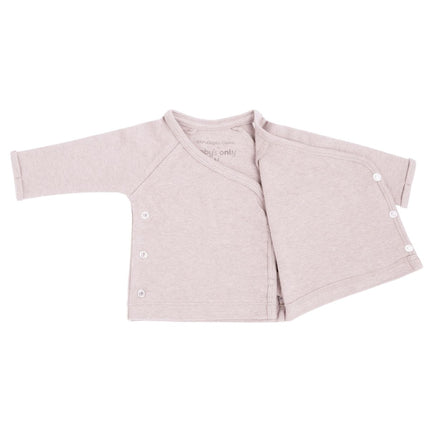 Baby's Only Overslag Shirt Baby Melange Classic Roze Prematuur