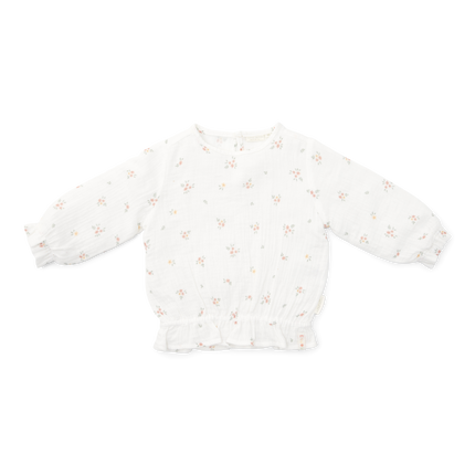 Little Dutch Babyblouse Mousseline White Meadows