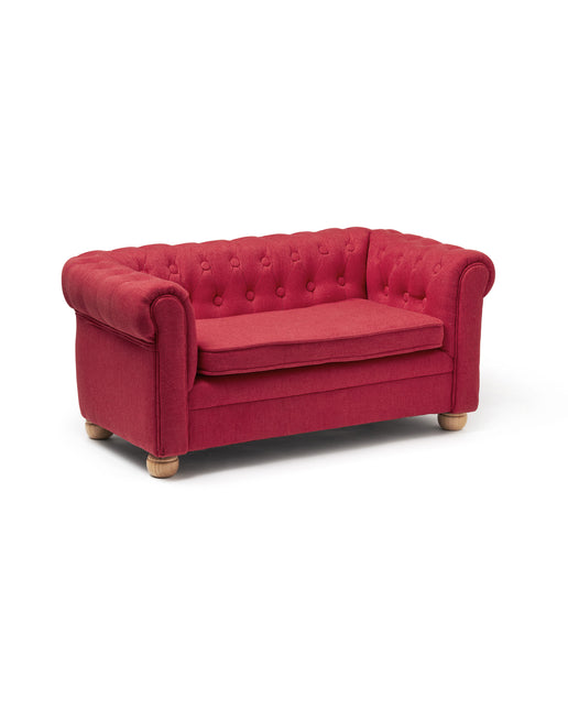 Dziecięce krzesło Concept Sofa Chesterfield Mała Czerwona