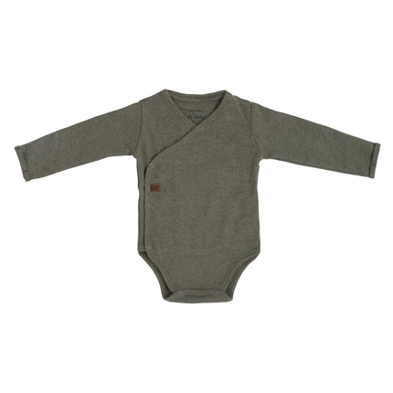 Baby's Only Romper Lange Mouw Melange Khaki