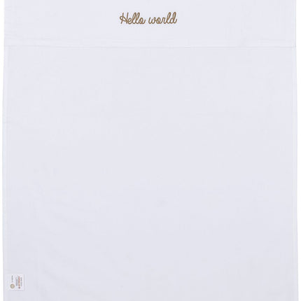 Meyco Ledikantlaken Hello World Taupe 100X150cm