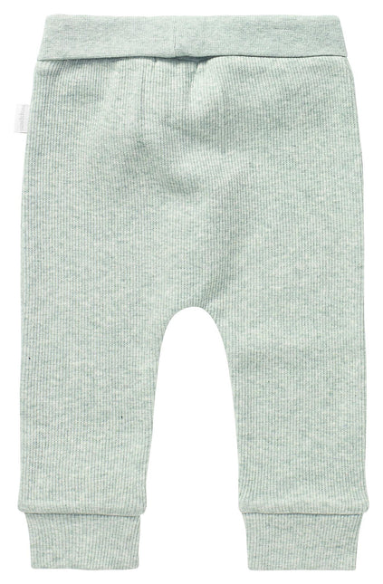 Noppies Baby Broekje Rib Naura Grey Mint Melange