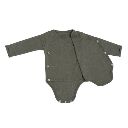 Baby's Only Romper Lange Mouw Melange Khaki