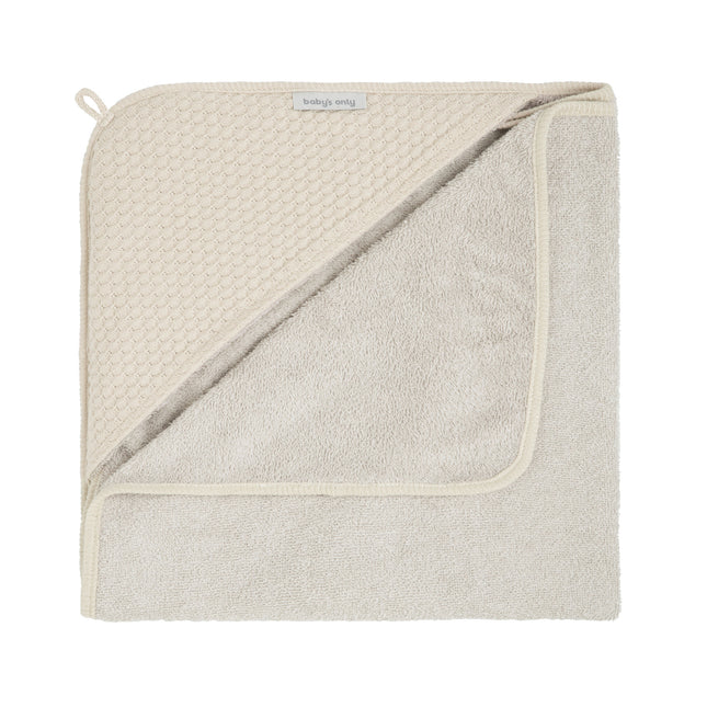 Baby's Only Badcape Baby Sky Warm Linen 75X85cm