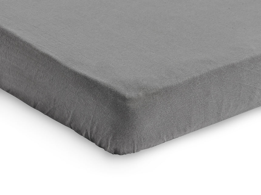 Jollein Hoeslaken Jersey Storm Grey 40x90cm