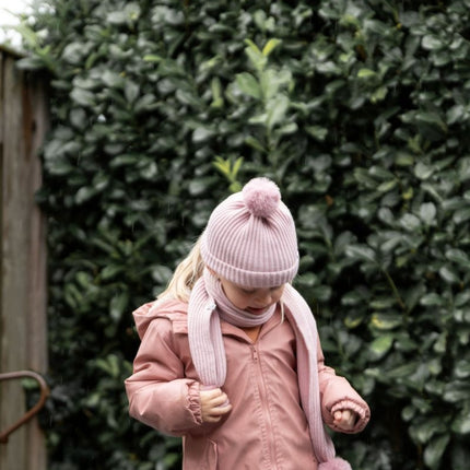 Baby's Only Babymutsje met Pompon Cool Oud Roze 3-36Mnd