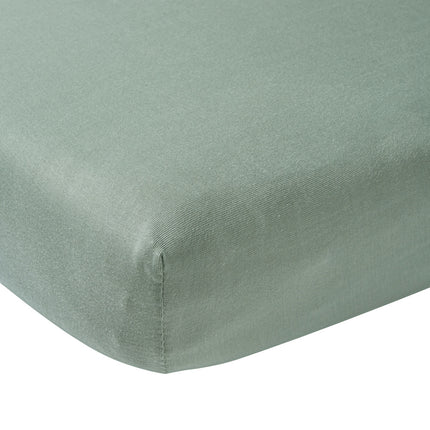 Meyco Hoeslaken Jersey Stone Green 60x120cm