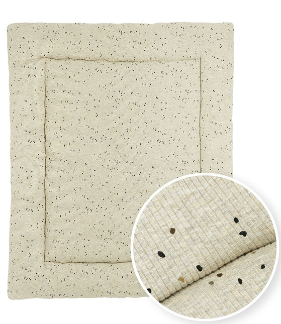 Meyco Boxkleed Rib Mini Spot Sand Melange 80X100cm