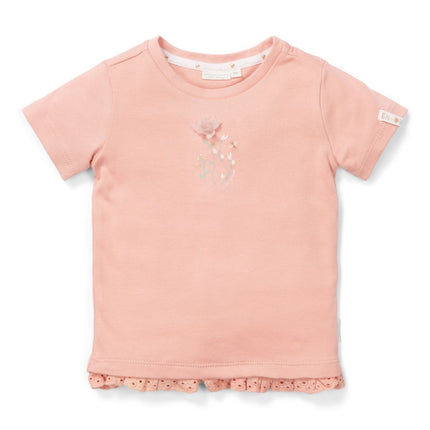 Little Dutch Baby Shirt Korte Mouwen Flower Pink