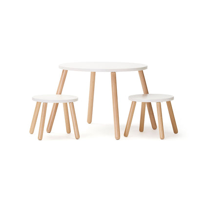 Kid's Concept Tafel Set met Krukken Wit