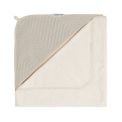 Baby's Only Badcape Baby Grace Warm Linen 75X85cm