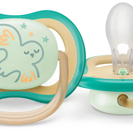 Philips Avent Fopspeen +0 Maanden Air Night Ster/Uil