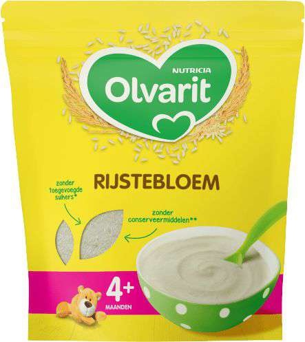 Olvarit Babyvoeding Rijstebloem 4+ Maanden