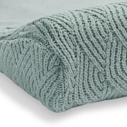 Jollein Aankleedkussenhoes River Knit Ash Green 50x70cm