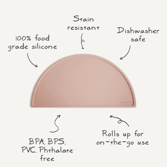 Mushie Placemat Blush