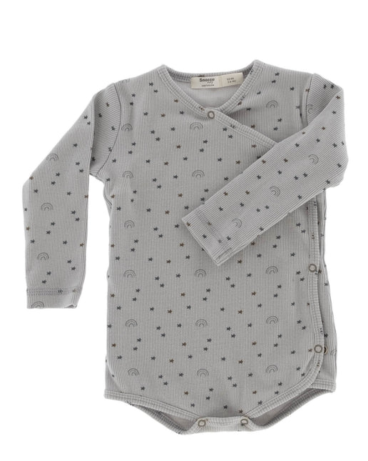 Snoozebaby Romper Smokey Green Lets Grow