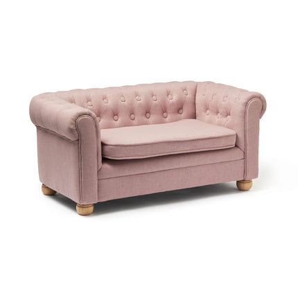 Kid's Concept Stoel Sofa Chesterfield Small Roze