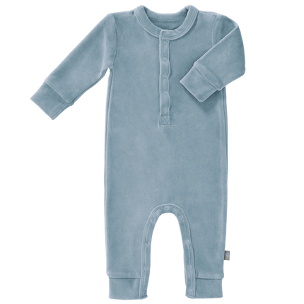 Fresk Baby Pyjama Velours Blue Fog