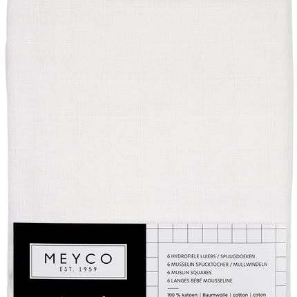 Meyco Hydrofiele Doek 6St Wit