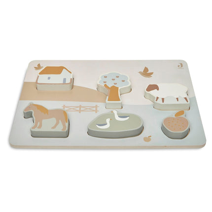 Jollein Puzzel Farm Hout