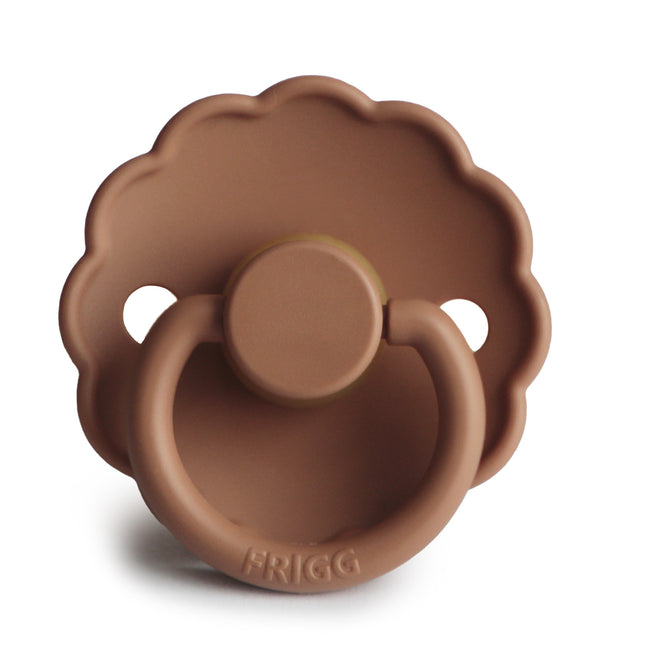 Frigg Speen Maat 1 Daisy Peach Bronze Silicone