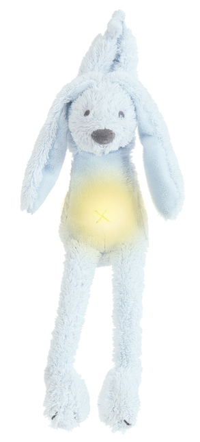 Happy Horse Knuffel Blue Rabbit Richie met Nachtlampje en Geluid 34cm