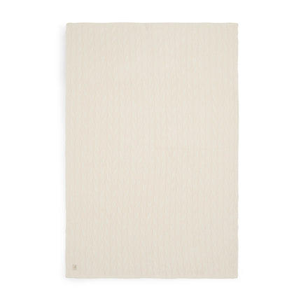 Jollein Ledikantdeken Spring Knit Ivory 100x150cm