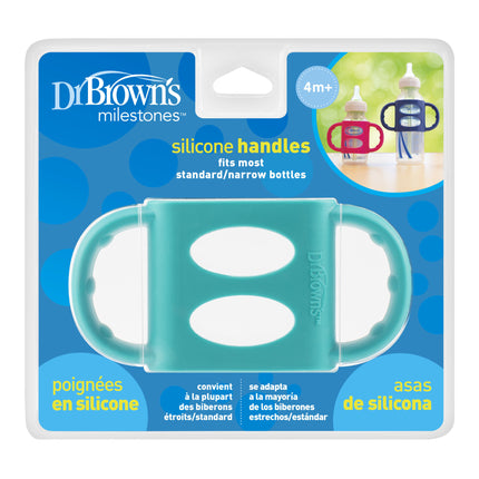 Dr. Brown's Siliconen handlesstandaardfles turquoise
