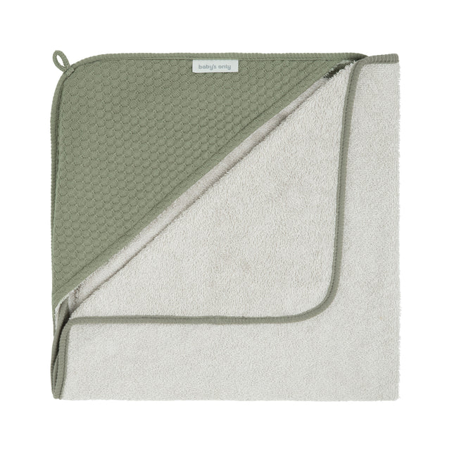 Baby's Only Badcape Baby Sky Urban Green 75X85cm