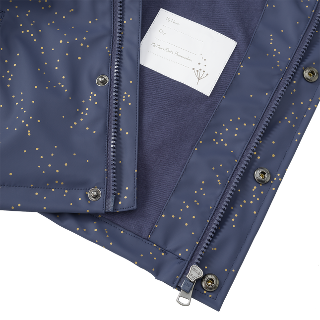 Fresk Regenjas Indigo Dots