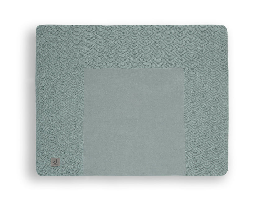 Jollein Aankleedkussenhoes River Knit Ash Green 75x85cm